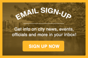 Sign up for city e-mails