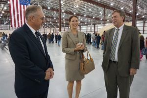 Photo of Mayor Battle at the HDT Expansion Announcement