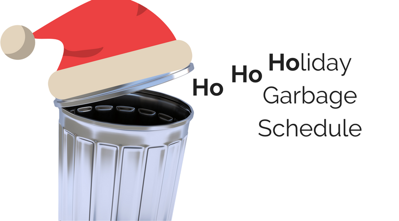 Garbage Schedule Christmas Day Observation Week City Of Huntsville