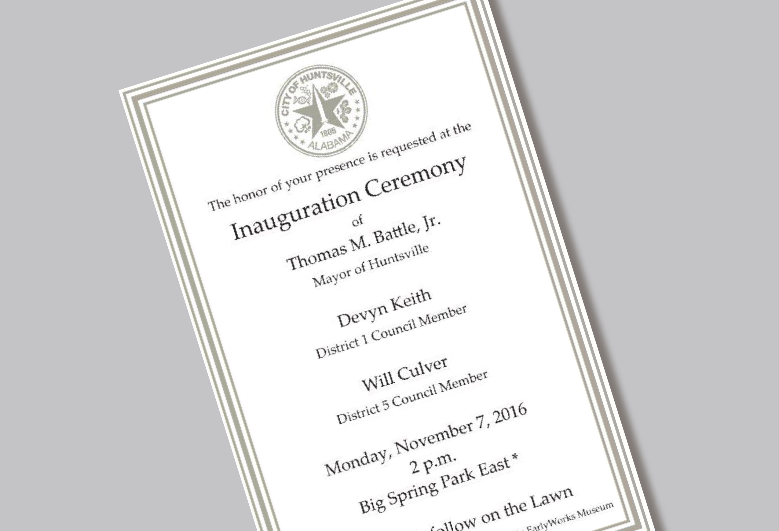 Inauguration 2016