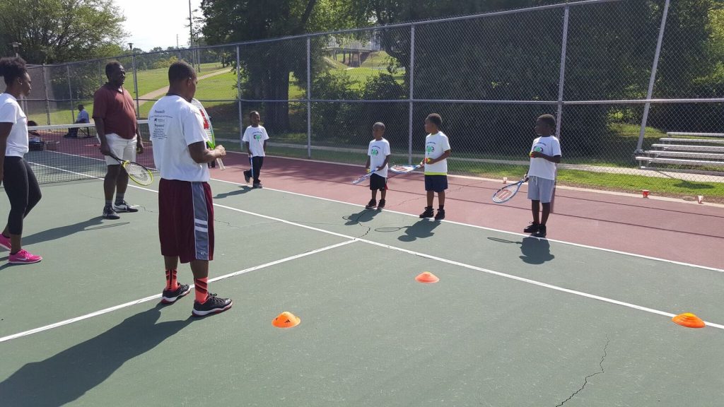 Image: Youth Tennis Camp at Lakewood Community Center