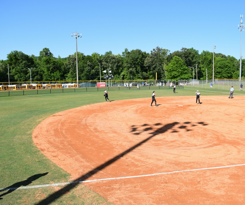 Distance picture of a field at the Sportsplex