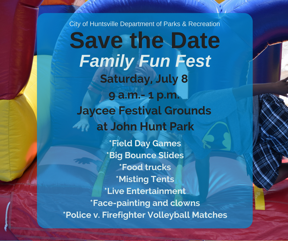 Save the date information for family fun fest