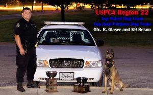 Officer Glaser and K9 Rekon