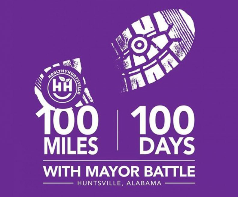 Graphic of Mayor's Walking Challenge