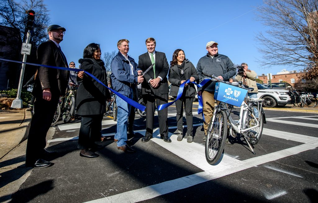 Cycle Track Ribbon Cutting