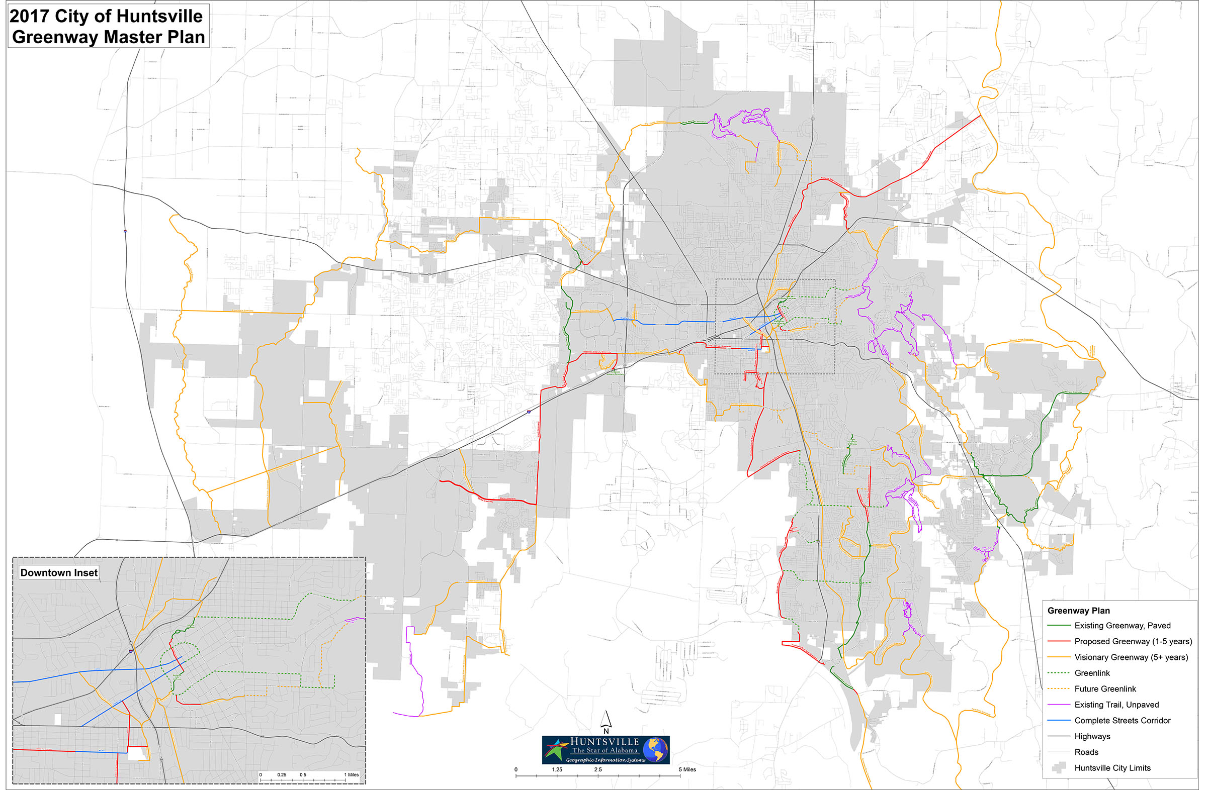 Map of Greenways