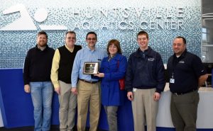 Photo of Aquatics Center Award