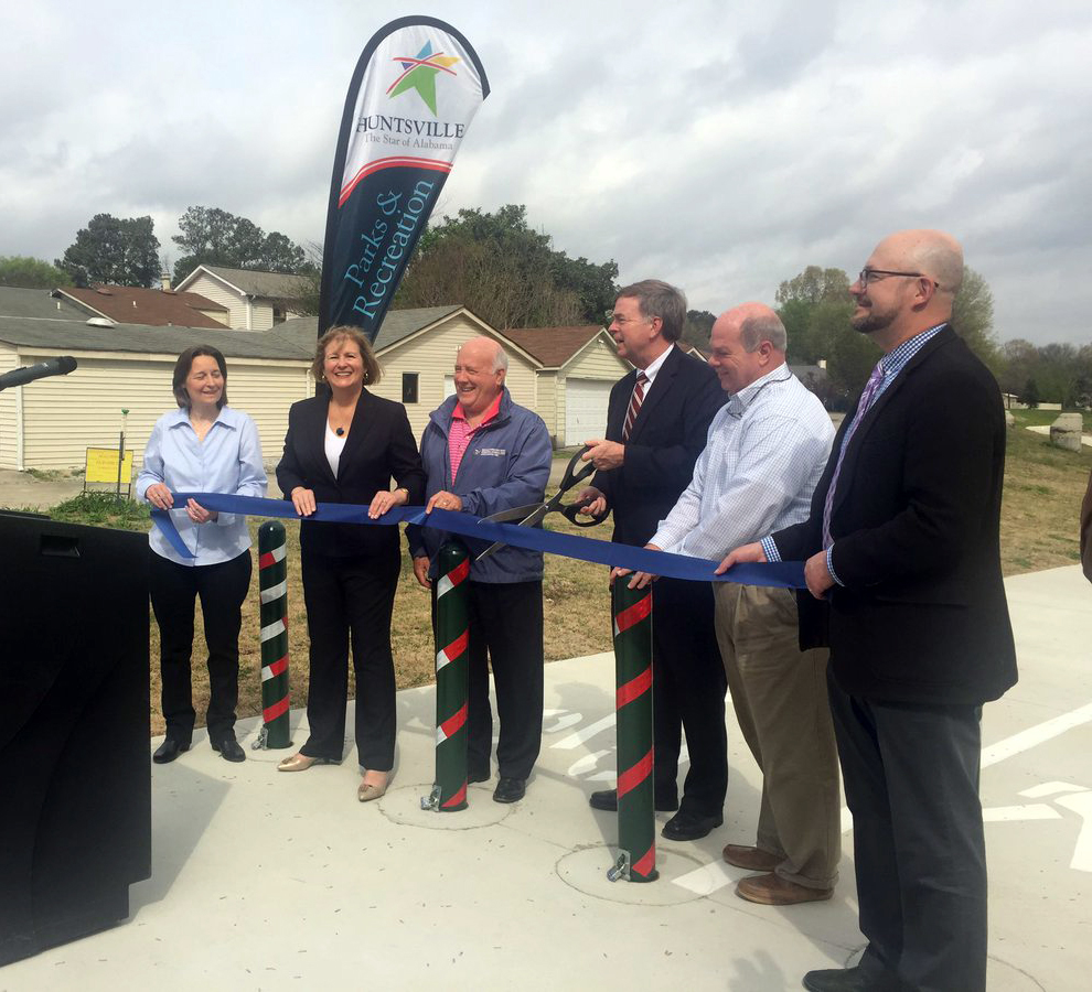 Aldridge Creek Extension Ribbon Cutting