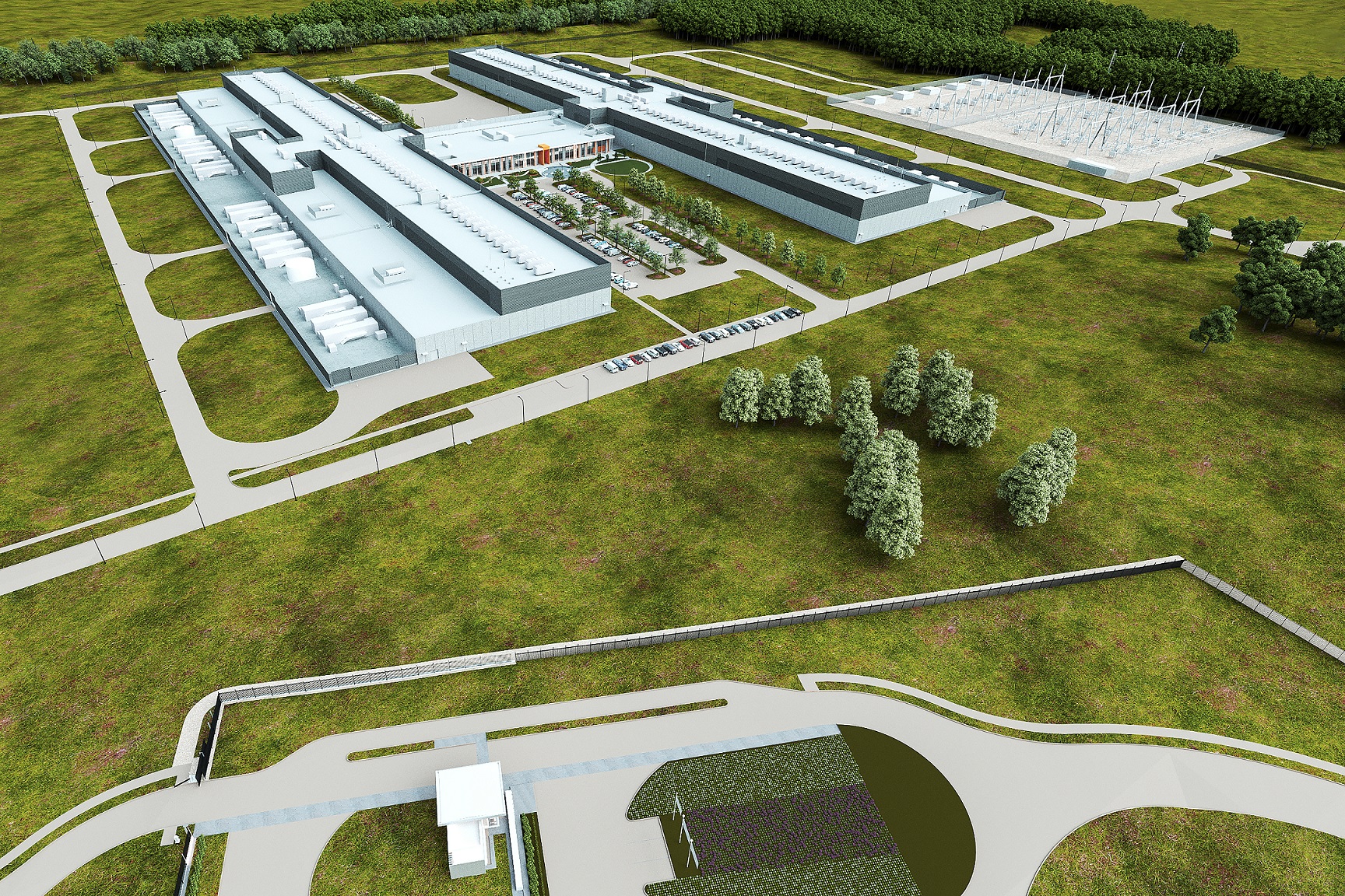 Artist Rendering Huntsville Data Center