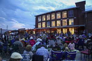 Photo of a concert at Lowe Mill