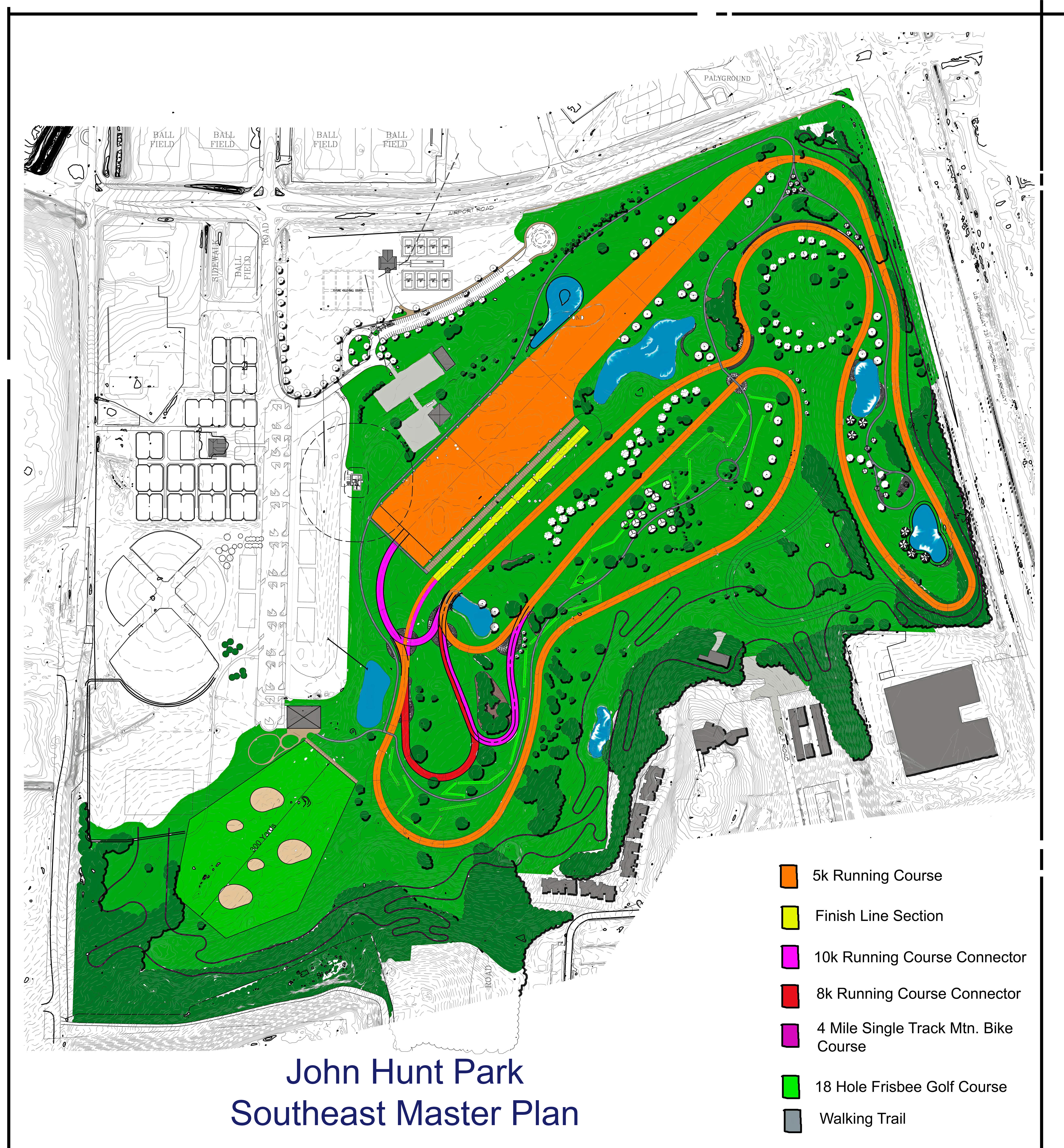John Hunt Park Southeast Master Plan