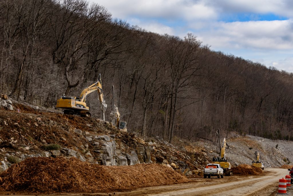 Cecil Ashburn roadwork site photo