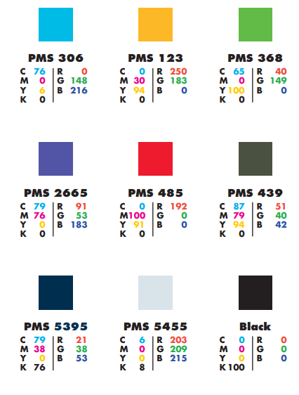 City of Huntsville style guide - colors