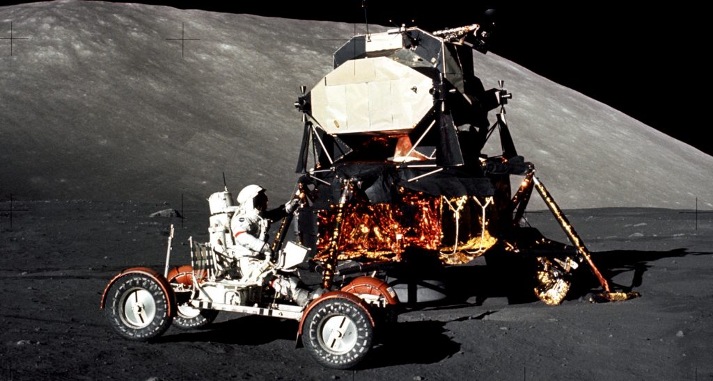 Lunar Rover Walk: Mayor Battle to escort Lunar Rover Replica from VBC to Courthouse Square July 19