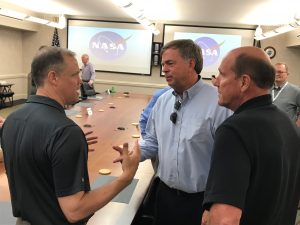 Mayor Battle, NASA Administrator Bridenstine and Madison MayorFinley