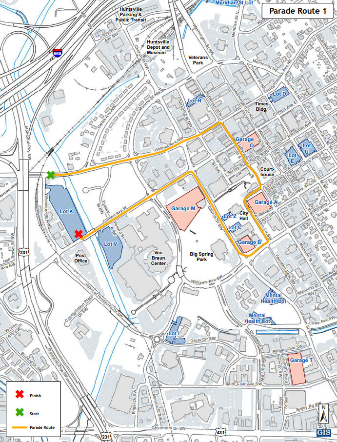 City of Huntsville Special Event Routes City of Huntsville