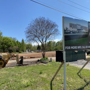 Construction begins on a Holiday Inn Express hotel near the Space and Rocket Center.