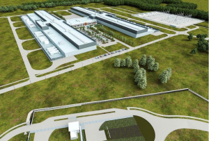 A rendering of the Facebook Data Center located in the North Huntsville Industrial Park