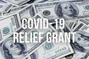 Covid-19 relief grant graphic