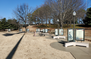 Monuments at the Huntsville/Madison County Veterans Memorial 