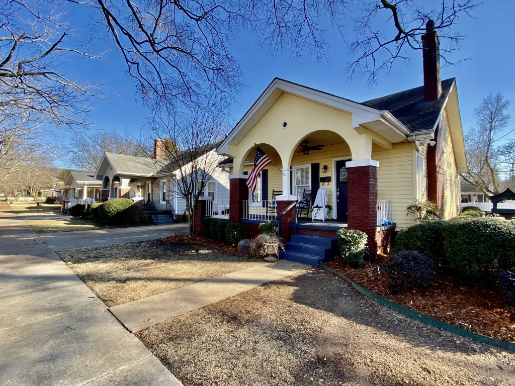 A historic home in the Five Points district