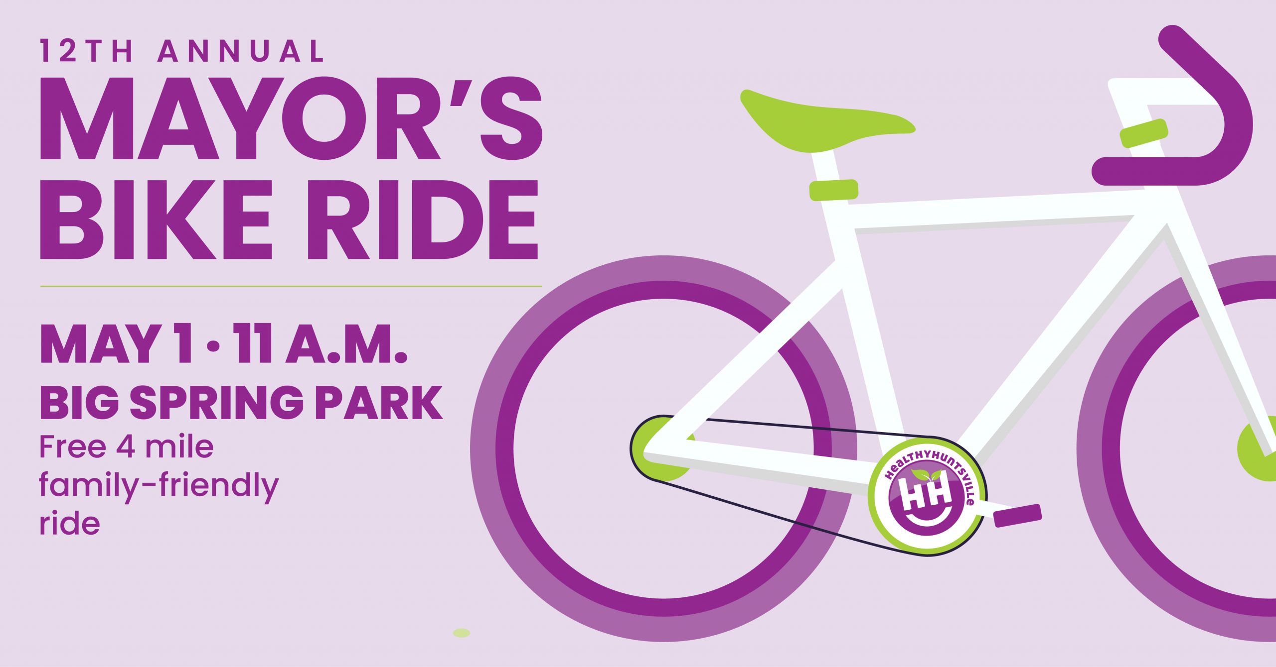 graphic of the Mayor's bike ride