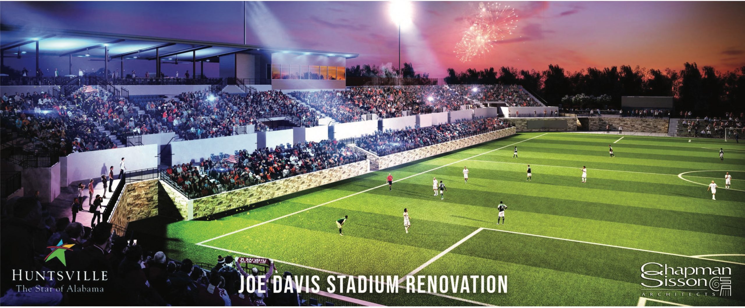 Rendering of Joe Davis renovation field