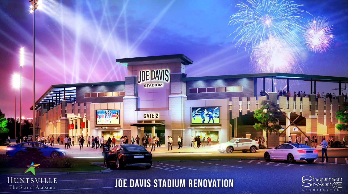 Joe Davis Stadium Updated Rendering May 2021
