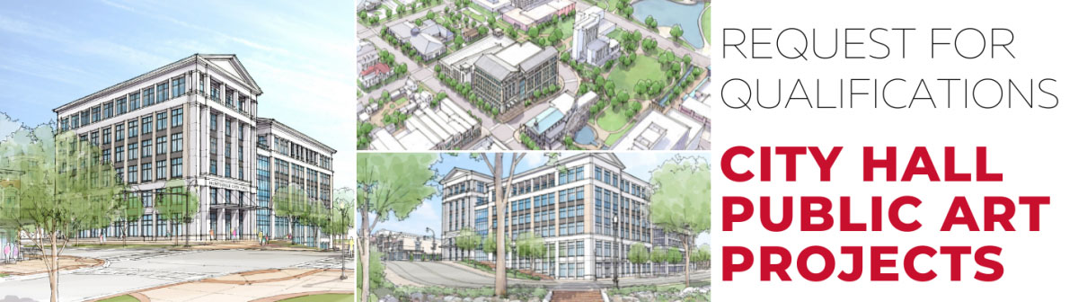 photos of renderings of the new Huntsville City Hall