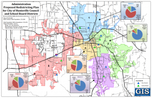 Huntsville redistricting admin plan map