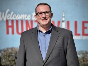 A portrait of Huntsville Music Officer Matt Mandrella