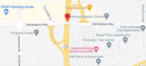 A map showing planned roadwork on Research Park Boulevard