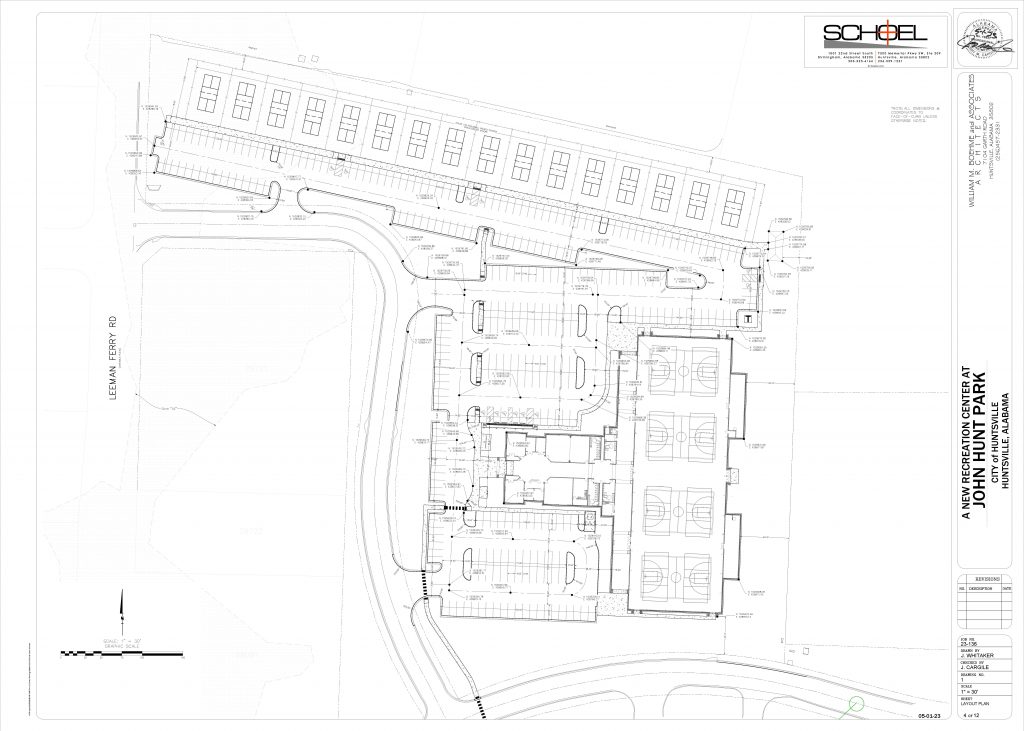 Layout Plan - JH Rec Center plan set