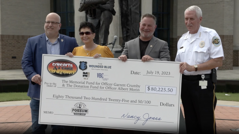 Image for Huntsville Police Department – Nancy Jones Check Presentation