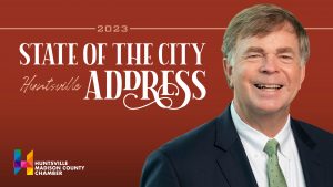 graphic ad for Mayor Battle's state of the city address on September 26