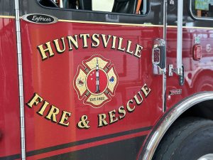 A Huntsville Fire & Rescue vehicle