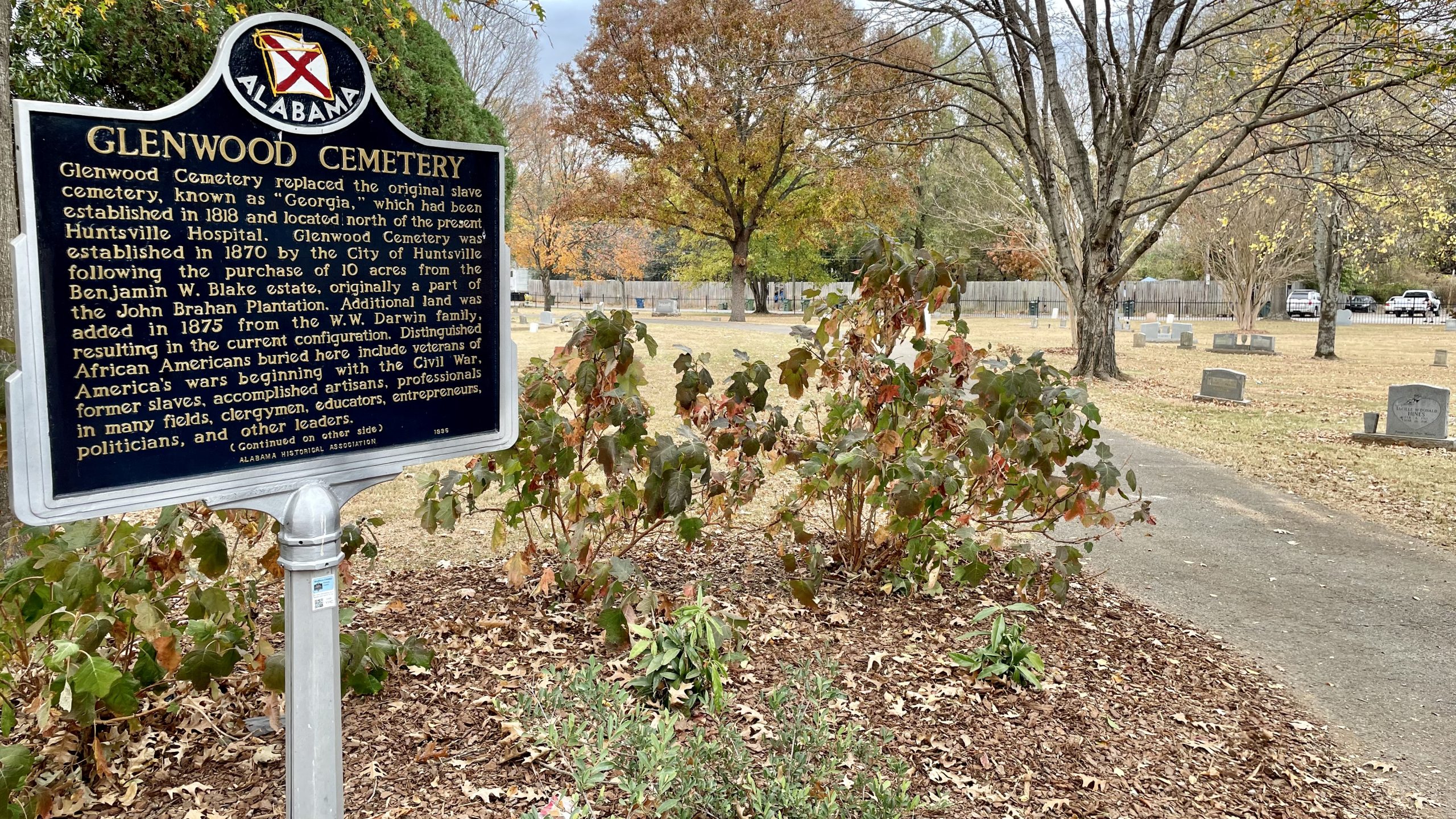 Historic Huntsville cemetery added to federal registry City of Huntsville