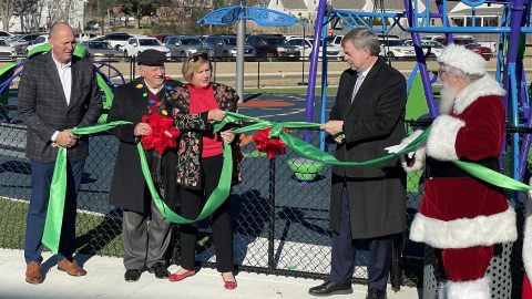 Image for Sandra Moon Complex Playground Ribbon Cutting