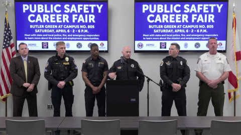 Image for Madison County Public Safety Career Fair News Conference