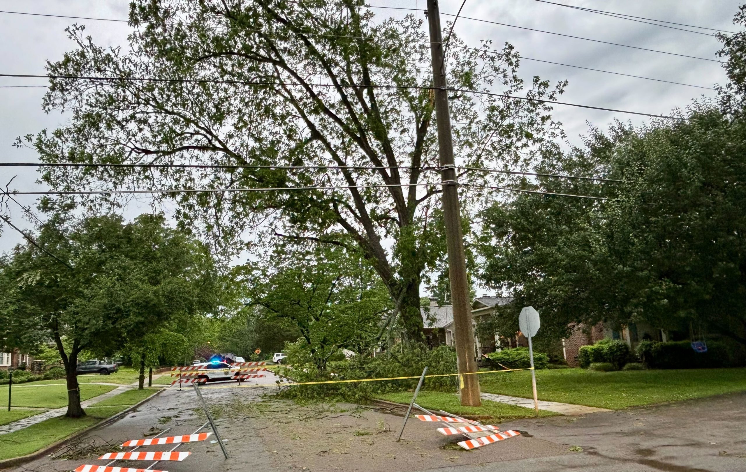Huntsville crews continue to assess damage and clear debris following