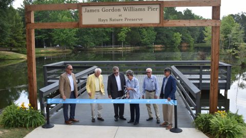 Image for Hays Nature Preserve – James Gordon Williams Pier Ribbon Cutting