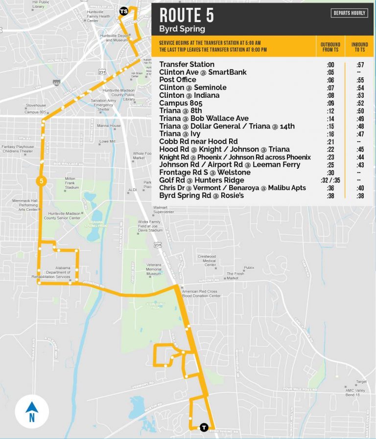 Transit Maps - City of Huntsville