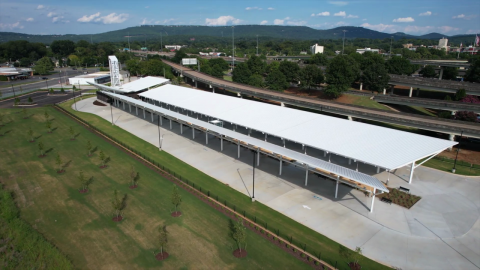 Image for New Huntsville Transit Center Ribbon Cutting