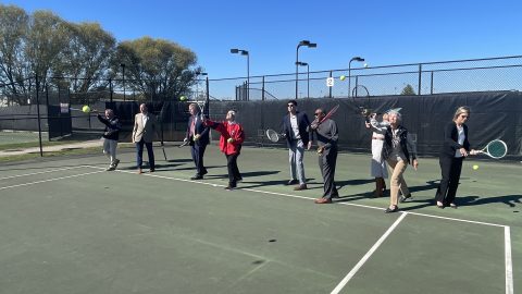 Image for Tennis Center Expansion Groundbreaking