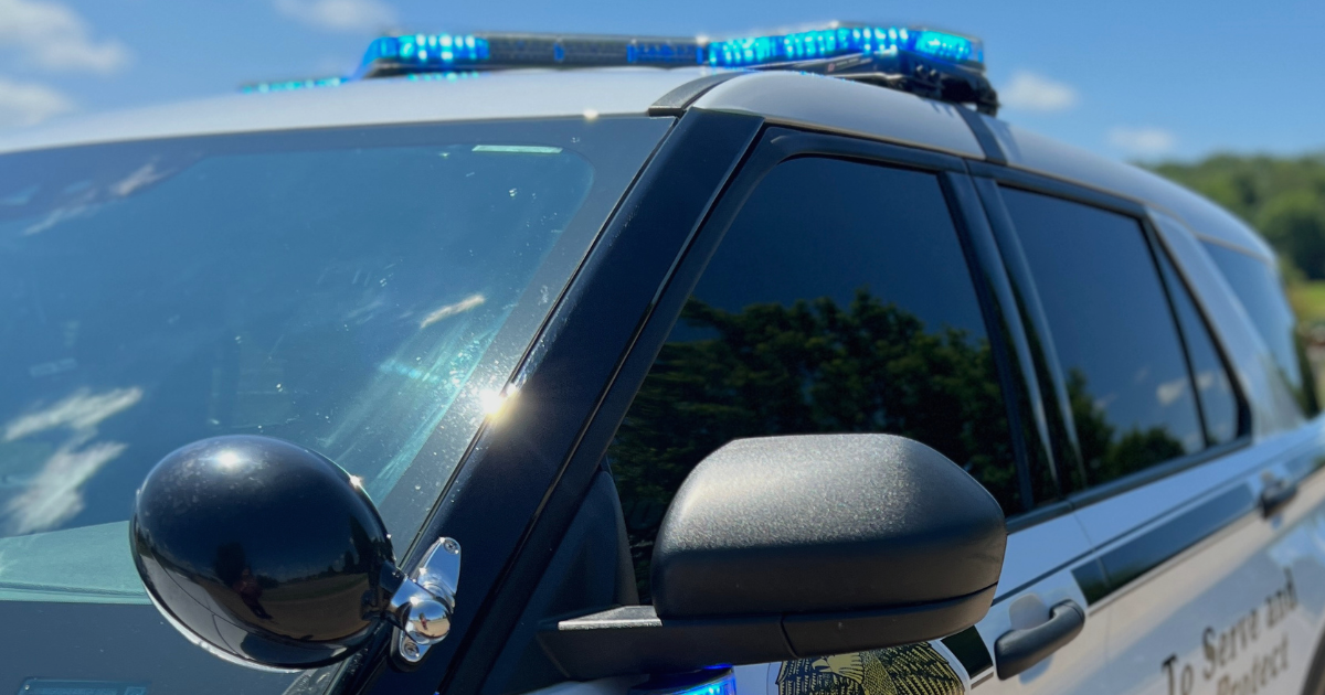 Close up shot of a HPD Patrol Car