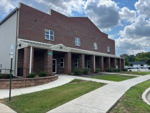 Exterior photo of Parks & Recreation (soon to be shared with the Huntsville Police Department's Special Operations Division) building