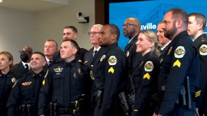 Group shot of some of HPD's Command Staff and recent promotees during the Nov. 19 promotion ceremony
