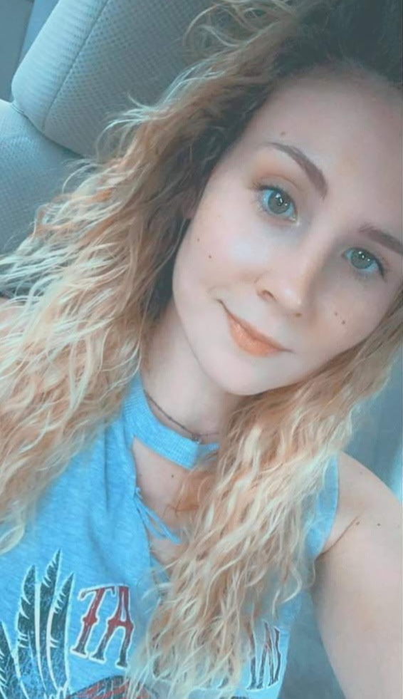 This is a selfie of Hannah Parton, the 24-year-old who tragically died in a wrong-way crash on I-565 in Huntsville on Nov. 27, 2021.