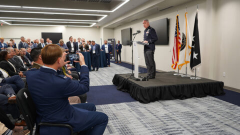 Image for Gen. Whiting Speaks at the Huntsville & Colorado Springs Joint Reception